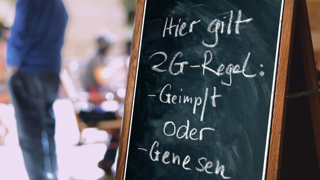 2G-Regel für unsere Veranstaltungen
